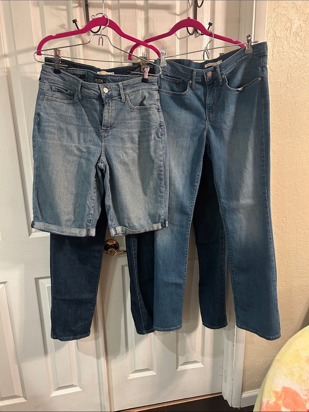 3 pairs jeans & 1 jean short